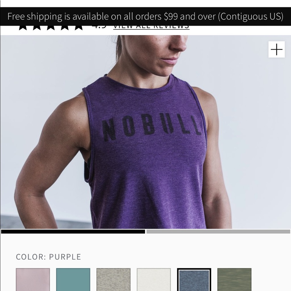 Nobull Crop Muscle Tank Size Small - Picture 1 of 4